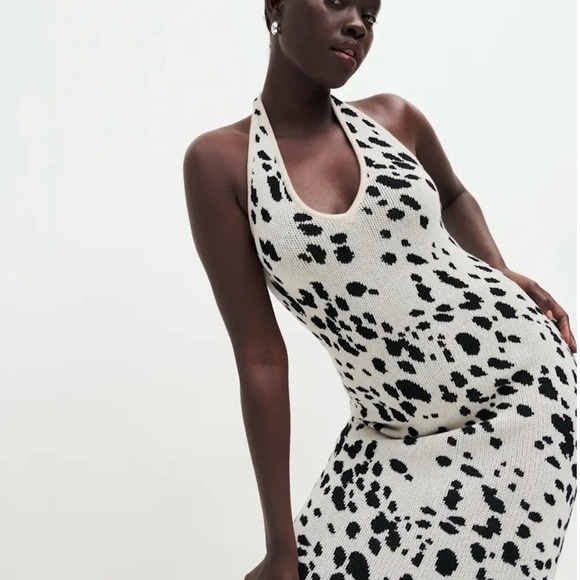 Reformation parry cotton knit halter dress - Picture 4 of 5